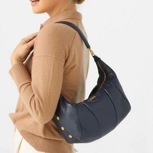 NWT Hammitt Morgan Small Crossbody, Navy Tides and Brushed Gold Tone Hardware
